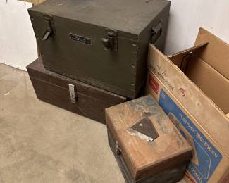 Vintage Army Cases