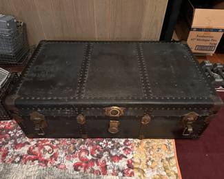 Vintage steamer trunk