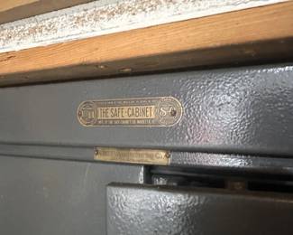 "The Safe-Cabinet" Antique fireproof document safe *AVAILABLE FOR PRESALE*
