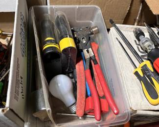 large collection of assorted hand tools