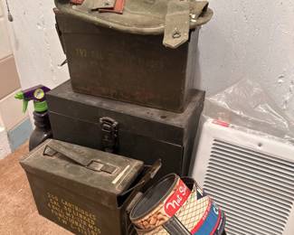 Vintage Army Cases
