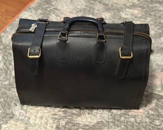 Vintage leather doctors bag