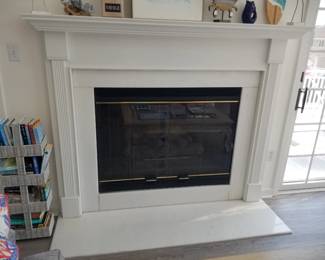 Fireplace surround; mantel