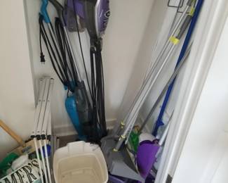Cleaning supplies & vacuums