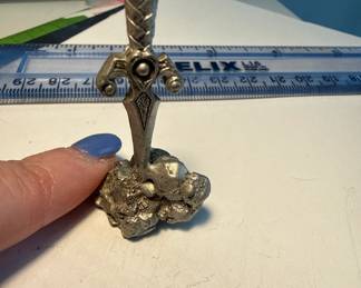 pewter sword in the stone