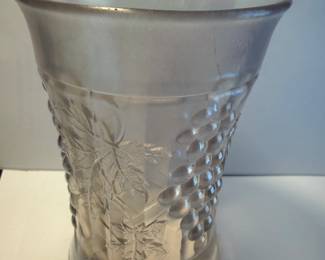 antique northwoods grape arbor juice glass
