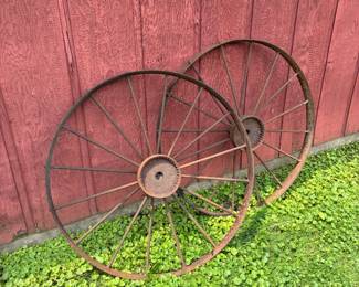 wagon wheels