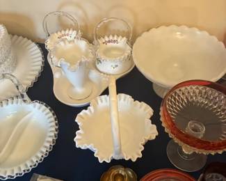 white glass
