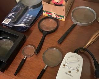 nagnifying glasses