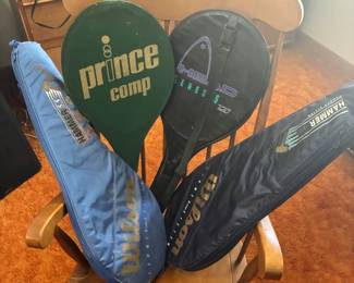 tennis rackets