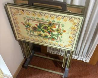 vintage TV trays