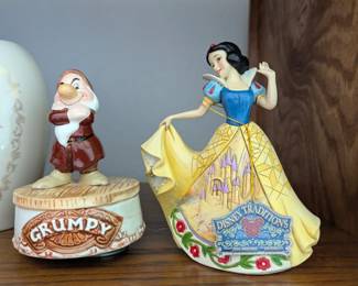 Grumpy Music Box $12.00 and Jim Shore Snow White $60.00