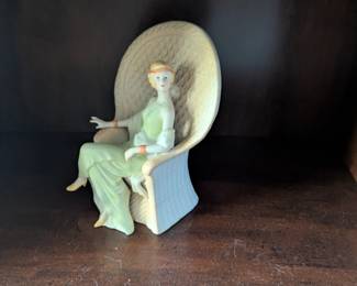 Elegant Lady in Chair $45