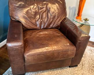 Pottery Barn Turner Leather Chair