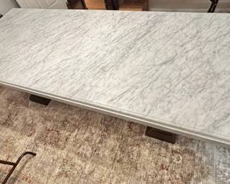 Restoration Hardware St. James 84" Marble Table