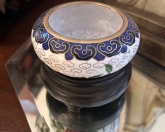Chinese cloisonné bowl