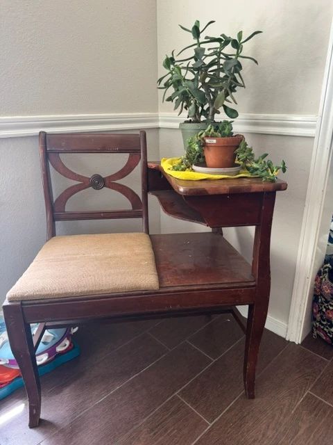 Antiques , Plants, and Fishing Poles