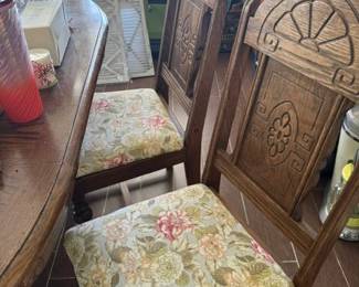 Antique Dining Table and  ? Chairs 
