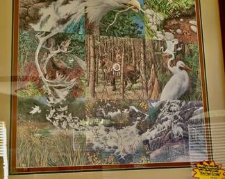 Bev Doolittle signed and papers