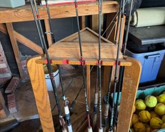 Fishing Poles Galore