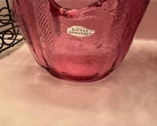 Rose Vintage Crystal Bowl
