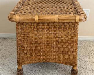 Wicker Side Table