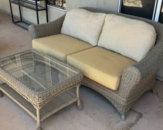 Faux Loveseat Coffee Table