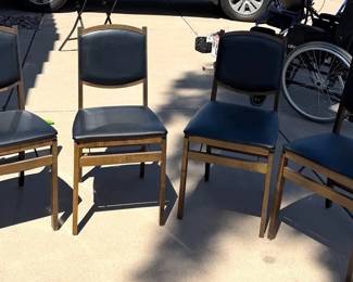 4 Fold Up Chairs
