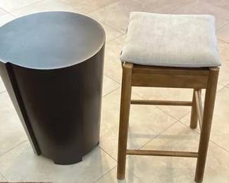 Footstool And Side Table