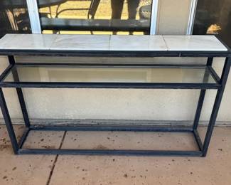 Thin Metal Tile Table