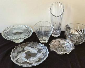 Cut Glass Serving Pieces