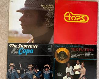 Couple Hundred Albums Vintage Vinyl Records -Johnny Mathis, The Platters