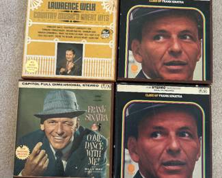 Vintage Reel to Reel Tapes ( Frank Sinatra, Lawrence Welk )