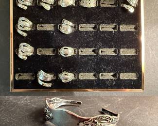 Sterling Spoon Rings