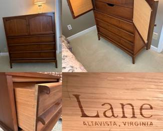 Lane Rhythm MCM Walnut Gentleman's Chest