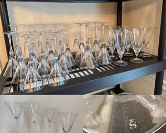 Lots oneida Donizetti Crystal Stemware