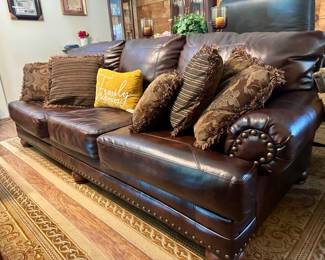 Leather sofa