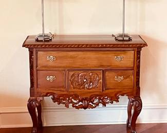 Chippendale style lowboy table