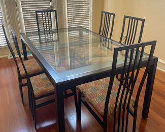 Dining table with chairs