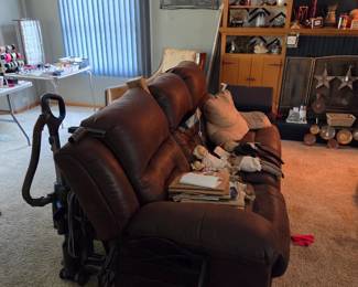 Leather couch