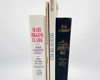 Lot 714: 4 Books incl. The Complete Artist's Way & Mary Higgins Clark