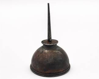 Lot 747: Vintage Dome Thumb Oiler Can