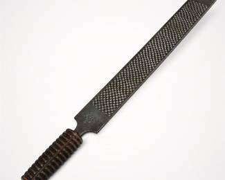 Lot 560B: Save Edge Farrier's Horse Rasp with Wood Handle
