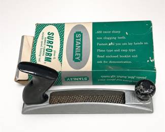 Lot 576B: Stanley Surform No. 296 Plane with Original Box