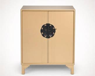 Lot 6: Lane Chinoiserie Cabinet with Cedar Interior