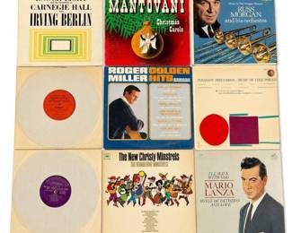 Lot 476: Vinyl LP Records with Beatles Revolver & Hoodoo Man Blues