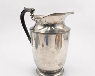 Lot 738: K.S.Co. Art Deco Pewter Water Pitcher