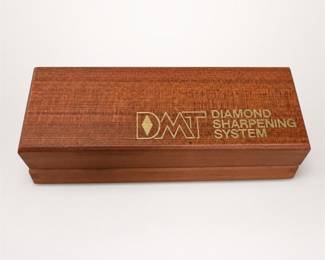 Lot 527: DMT 6-Inch Diamond Sharpening Stone with Hardwood Box