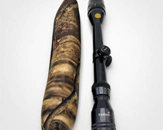 Lot 609: Tasco 6-18x40 Rifle Scope with Camo Cover
