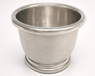 Lot 509: Urn-Form Silver-Tone Metal Cup